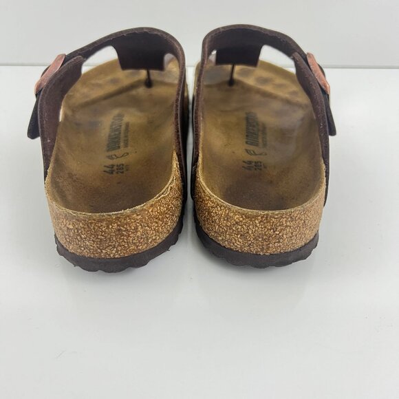 BIRKENSTOCK Men's Gizeh Thong Sandals Brown Birkoflor 44 / US M 11 - Picture 2 of 8